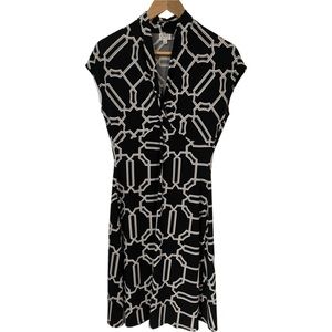 Cleo black and white dress